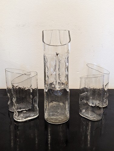Handmade crystal glass set - glass,