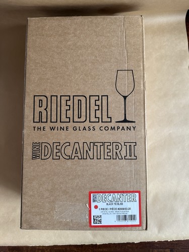 Riedel wine decanter one - wine, decanter,