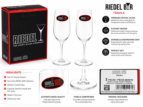Riedel byr tequila - glasses, set