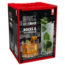 Riedel Bar Set of 8 Rocks &
