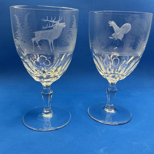 Riedel caithness pair of - riedel/caithness, .?